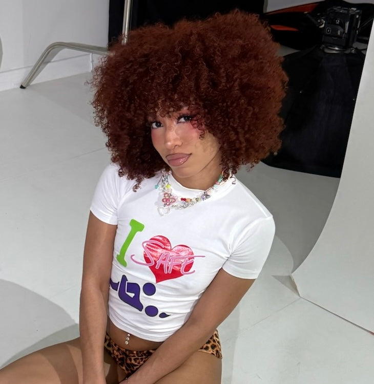 SAFETY FIRST BABY TEE - White